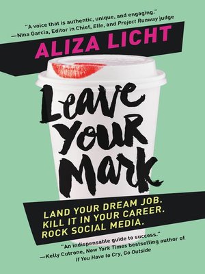 cover image of Leave Your Mark